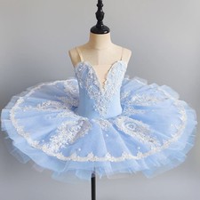 Professional Ballet Tutu Dance Dress Kids Girls Ballerina Performance Costume