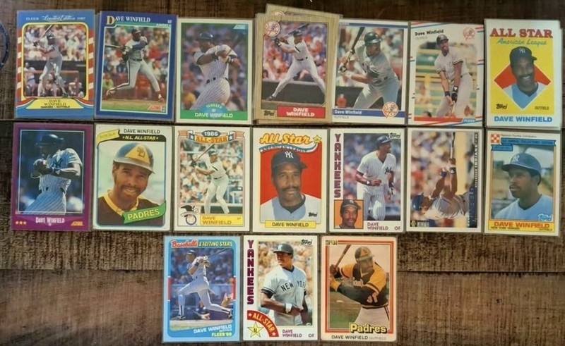 Dave Winfield 26 Card Lot
