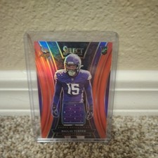2024 Panini Select-Draft Selection Memorabilia Dallas Turner #DSM-DTR Red Prizm