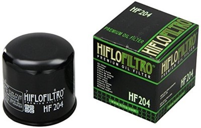 HiFloFiltro HF204 Premium Oil Filter Single Black Standard