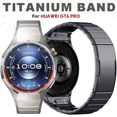 Luxus Titan Quick Fit No Gaps Metall Armband Für Huawei Watch GT 6 Pro 46mm Band