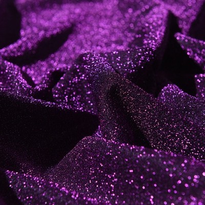Glitzerstoff 1,5x1,5m Sternenglanz Design Polyester PET für Innen Basteln