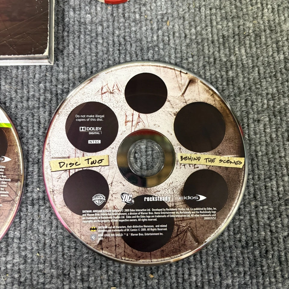 Batman: Arkham Asylum [Edición Coleccionista] Xbox 360 Estuche Original Arte En muy buena condición Foto 3 de 4