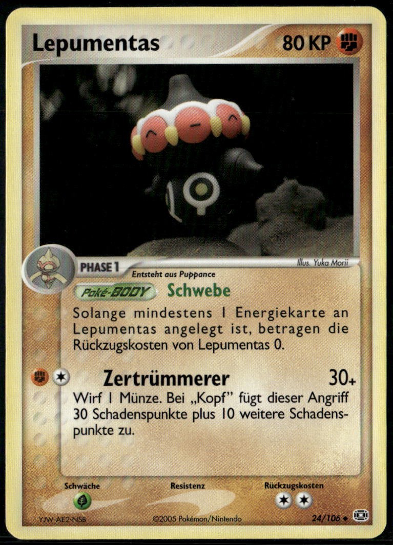 Claydol 24/106 Uncommon Emerald LP GERMAN Pokemon Card