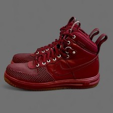 🔥 Nike 2016 Air Lunar Force 1 Duck Boot Team Zapatos de goma rojos • Para hombres Talla 11.5 🔥