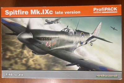 Spitfire Mk.IXc Late Version - 1/48 Scale Eduard ProfiPACK Unassembled Kit#8281