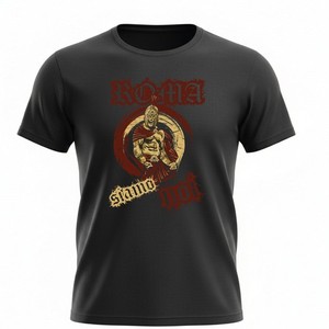 Maglietta Nera "Roma Siamo Noi" Idea Regalo Originale T-Shirt Uomo