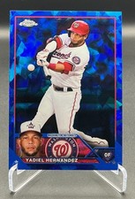 2023 Topps Chrome Sapphire  - Yadiel Hernandez #257 - Washington Nationals