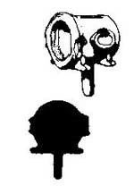 Cal Scale 210 HO Scale Steam Loco Headlight (Brass Castings) -- ATSF Standard