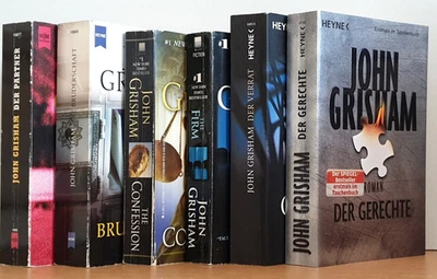 BUCHPAKET+KRIMI+ THRILLER+ 6 BÜCHER +6 x JOHN GRISHAM+ 2 x Englisch +TB+ BUNDLE - Bild 1 von 4