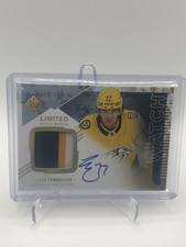 Luke Evangelista UD SP Authentic 2023/24 - Future Watch Auto Patch /100 RC Retro