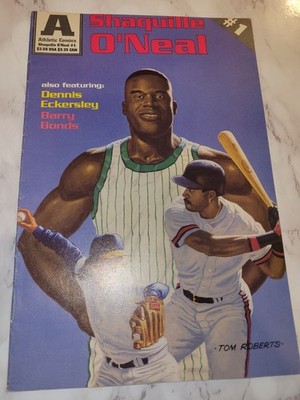 Shaquille O Neal #1 Athletic Comics 1993 Vintage Sports Comic Barry Bonds