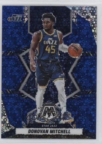 2021-22 Panini Mosaic Fast Break Blue Prizm /85 Donovan Mitchell #161 1pe9