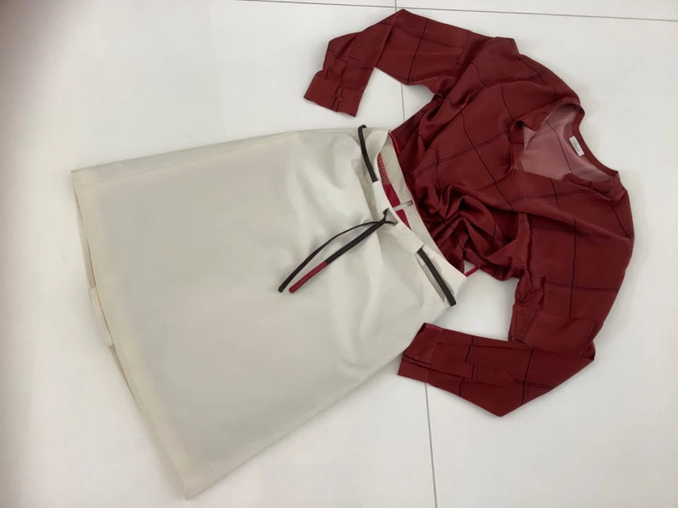 600€ PRADA Rock ITALY  ivory LEDER butterweich Gürtel XS/S 34/36 wNEU sexy - Bild 1 von 4