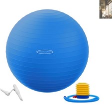 Anti-Burst Slip-Resistant Yoga Fitness Ball with 2000lb Capacity