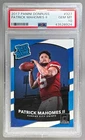 43528924 Patrick Mahomes II 2017 Panini Donruss #327 RC Rated Rookie PSA 10