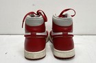 Nike Air Jordan 1 Women's Red White Grey Leather Shoes Size 8.5 — photo 4