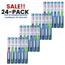 24-PACK Oral-B Complete Sensitive Toothbrush 35 EXTRA SOFT Bristles, BEST PRICE 