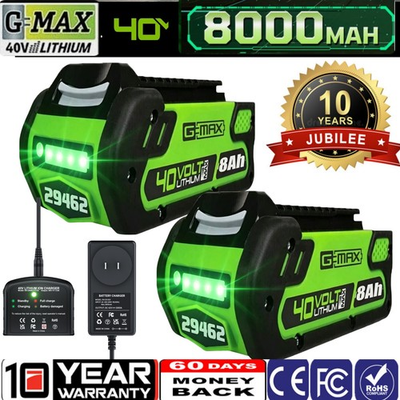 #ad 40V 8.0Ah Lithium Battery For Greenworks G MAX 40 Volt 29472 29462 20202 29252 $147.99
