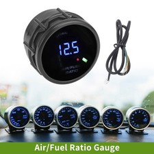 2 52mm Airfuel Ratio Gauge Afr Controller Gauge Led Digital Display 12v Black