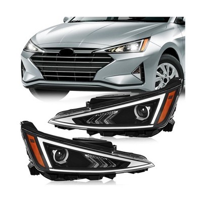 TODO Headlights Assembly Compatible with 2019 2020 Elantra Driver and Passeng...