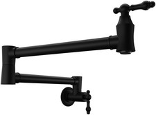 Anzzi KF-AZ259 Marca 4 GPM Wall Mounted 1 Hole Pot Filler - Black