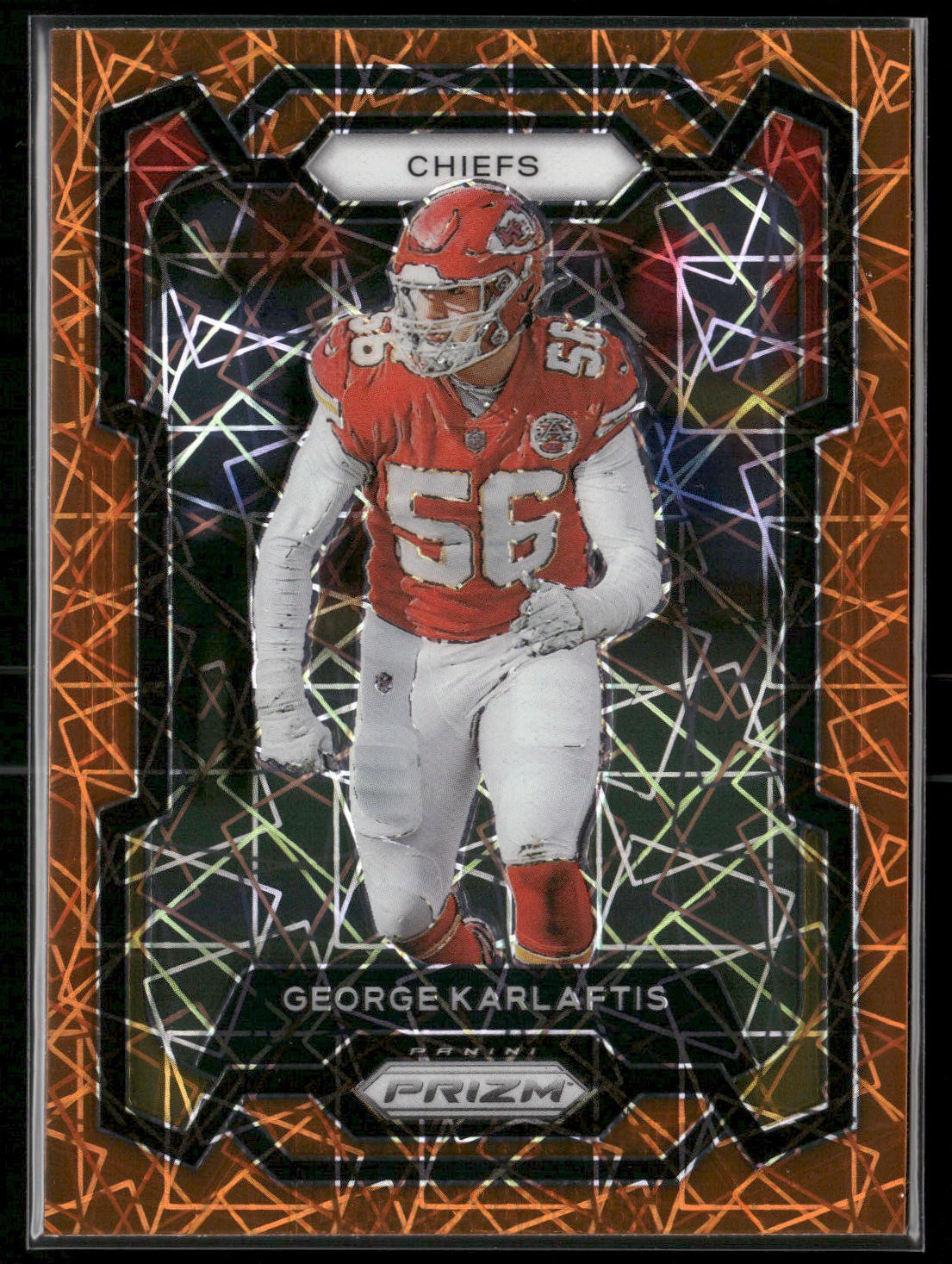 2023 Panini Prizm #143 George Karlaftis Lazer