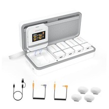 Vimo Q 4-Channel Wireless Lavalier Microphone System for White