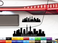 Düsseldorf Skyline Sticker 2x Aufkleber Silhouette Heimat Auto Mehrere Größen