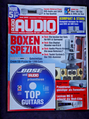 AUDIO 6/03, PHYSIC KRONOS,B&O BEOLAB 5,YAMAHA DVD S 2300,STORY ANNIE LENNOX,ELAC