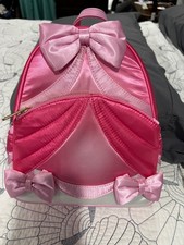 Loungefly Disney Cinderella 75th Anniversary Pink Bow Gown Cosplay Mini Backpack