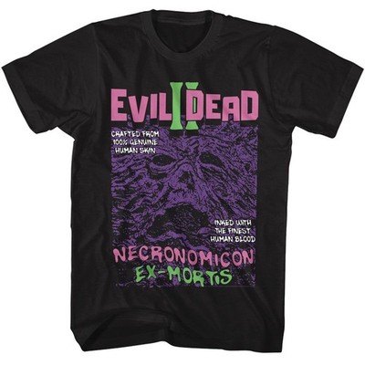 Evil Dead - Ex Mortis - American Classics - Solid Black Adult Short Sleeve T-Shi