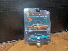 New Greenlight California Lowriders 1972 Blue Cadillac Coupe Deville 