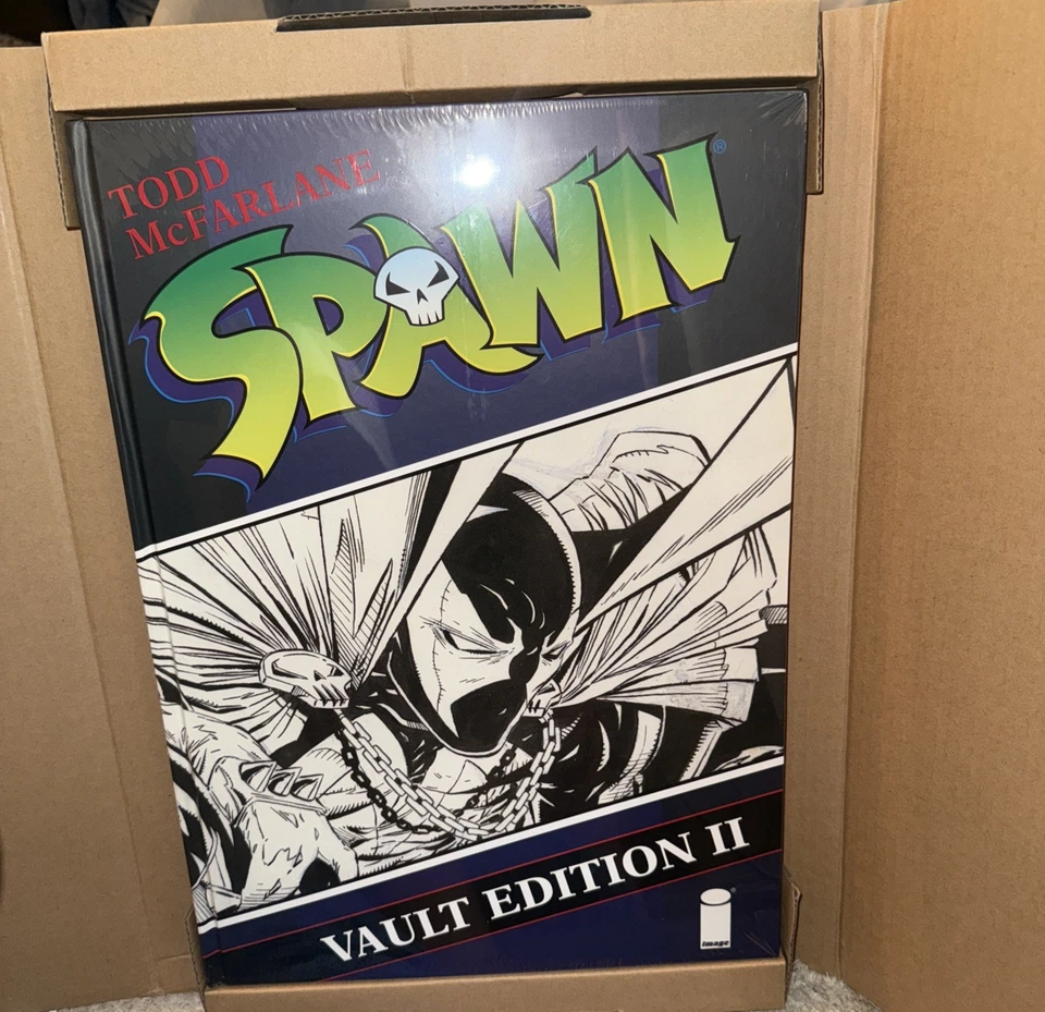 Todd McFarlane Spawn Vault Edición II FIRMADO Enorme Tapa Dura Foto 3 de 3