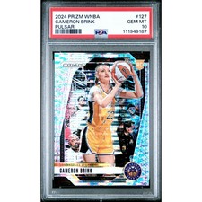 2024 Panini Prizm WNBA #127 Cameron Brink Pulsar Prizms PSA 10 #/499