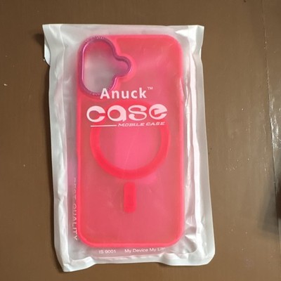 Anuck Fitted Case/Skin Plain Pink Mobile Case Cell Phone Cover for Smartphones