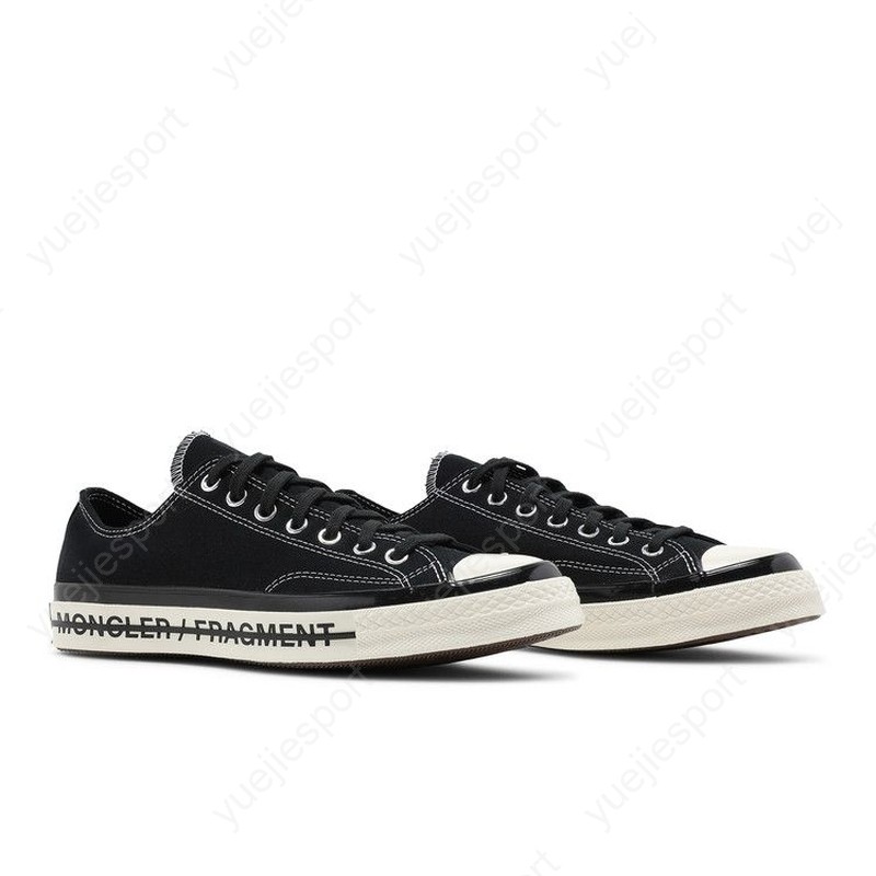 Converse Fragment Design X Moncler X Chuck 70 Low Black 172320C | eBay