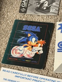 SEGA Manual Lot Of 10 (Game Gear, Genesis 32X, Promo Catalog, Console Paperwork)