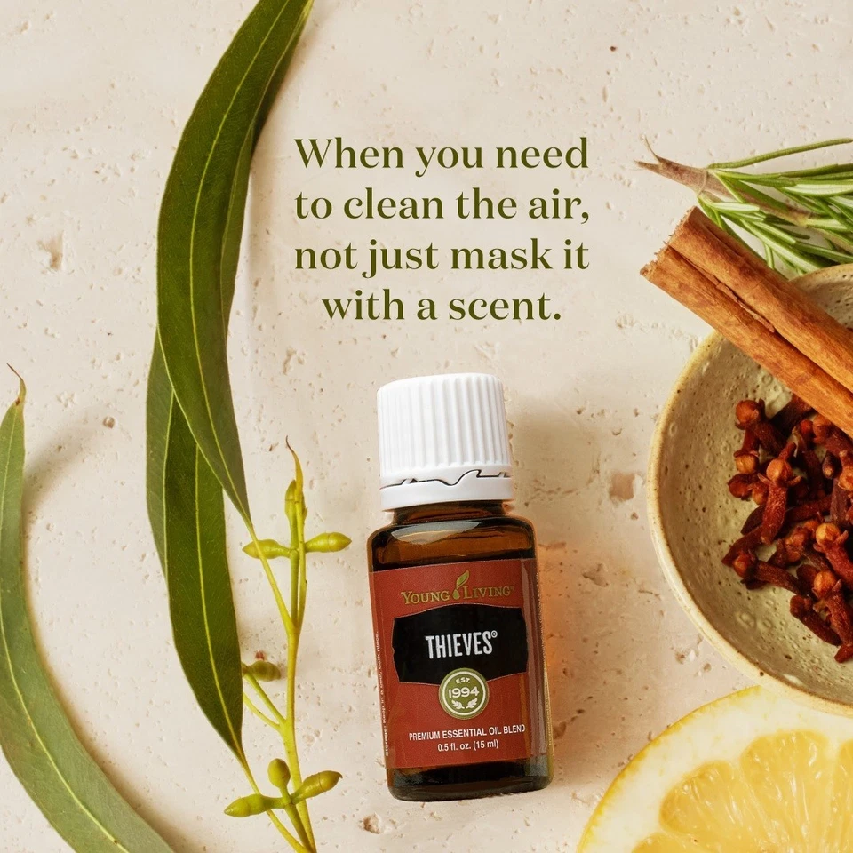 3 Botellas Young Living Thieves 15 ml Mezcla de Aceite Esencial Premium🔥❗️Vendedor de EE. UU.️❗️ Foto 2 de 4