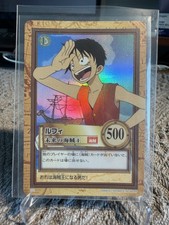 1999 One Piece Carddass Hyper Battle Holo Luffy C01 Frist Stage