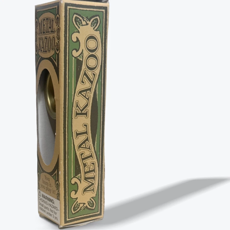 Metal Kazoo Casa de Canicas Novedad Instrumento Musical Niños Juguete Regalo You Hum It Foto 2 de 3