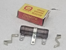 1 NOS OHMITE Resistor Adjustable , No. 0386 - 25 Watts, 12,000 Ohms - NOS