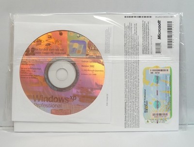 Microsoft Windows XP Professional - SB/OEM mit CD - inkl. SP3 - Deutsch -