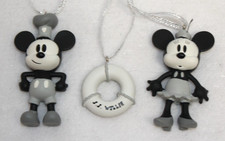 Lot 3 Disney Sketchbook Steamboat Willie Christmas Ornaments