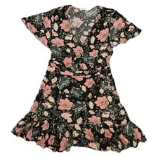 Spell & The Gypsy Dress Women MEDIUM Collective Winona Mini Floral V Neck Size M