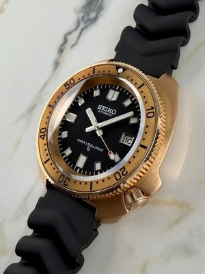 Bronze Turtle Automatic Dive Watch - Seiko NH35 Movement 6105 Style Cpt. Willard