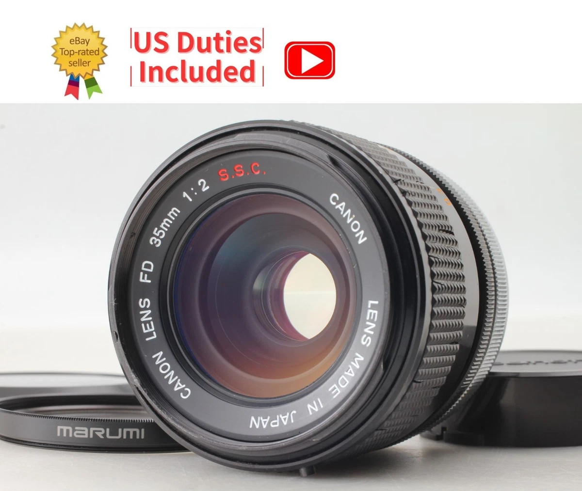 Canon FD 35mm f/2 Camera Lenses for sale | eBay