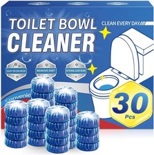 Toilet Bowl Cleaner Tablets - 30 PCS Household Automatic Toilet Tank Cleaners
