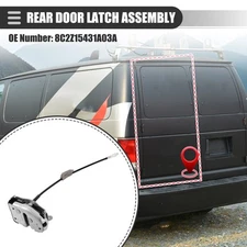 Rear Door Latch Assembly for Ford E150 E250 E350 Econoline Van No.8C2Z15431A03A