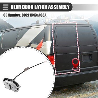 Rear Door Latch Assembly for Ford E150 E250 E350 Econoline Van No